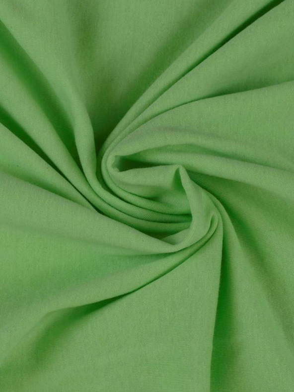 Kvalitex Βρεφικό σεντόνι Jersey 60x120cm ανοιχτό πράσινο Kvalitex