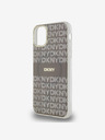 DKNY PC/TPU Repeat Pattern Tonal Stripe Magsafe Back Cover για iPhone 11 Μπεζ DKNY