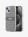 DKNY PC/TPU Repeat Pattern Tonal Stripe Magsafe Back Cover για iPhone 15 Μπεζ DKNY