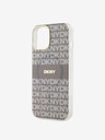 DKNY PC/TPU Repeat Pattern Tonal Stripe Magsafe Back Cover για iPhone 15 Μπεζ DKNY