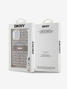DKNY PC/TPU Repeat Pattern Tonal Stripe Magsafe Back Cover για iPhone 15 Μπεζ DKNY
