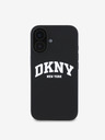 DKNY DKNY Υγρή σιλικόνη με αψίδα Logo MagSafe Πίσω κάλυμμα για iPhone 16 Plus Μαύρο