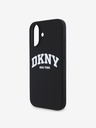 DKNY DKNY Υγρή σιλικόνη με αψίδα Logo MagSafe Πίσω κάλυμμα για iPhone 16 Plus Μαύρο