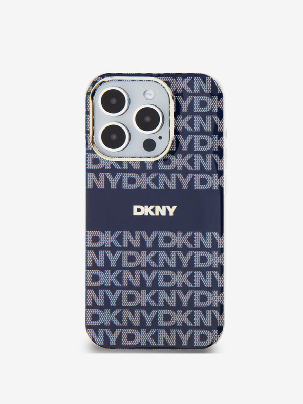DKNY PC/TPU Repeat Pattern Tonal Stripe Magsafe Back Cover για iPhone 13 Pro Blue DKNY