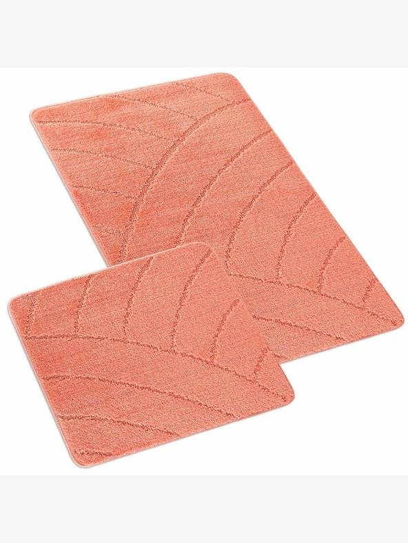 Bellatex Χαλάκι μπάνιου και τουαλέτας καμάρες σολομός Bellatex