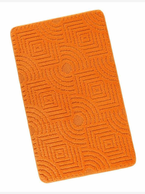 Bellatex Χαλί μπάνιου 60x100cm λαβύρινθος πορτοκαλί Bellatex