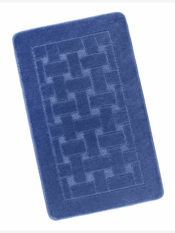 Bellatex Χαλί μπάνιου 60x100cm ορθογώνια μπλε Bellatex