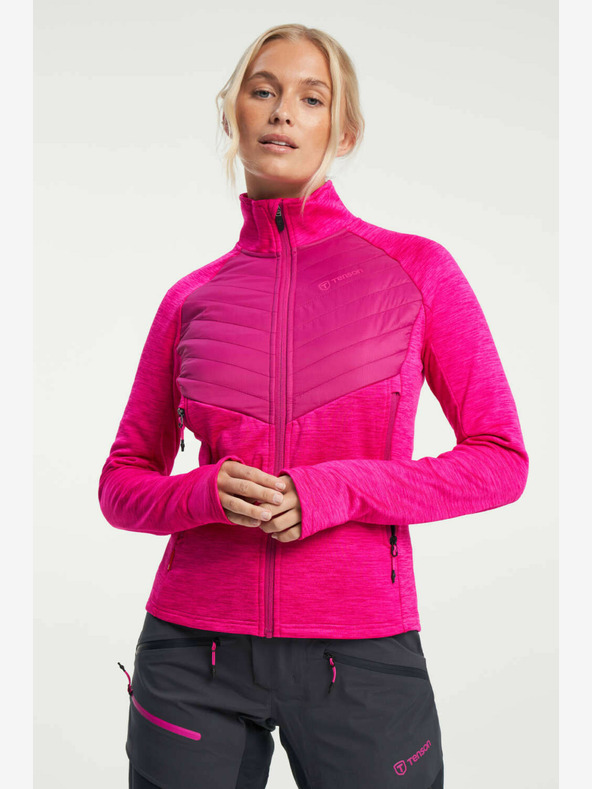 Tenson Γυναικείο λειτουργικό μπουφάν Tenson Touring Midlayer W Ροζ