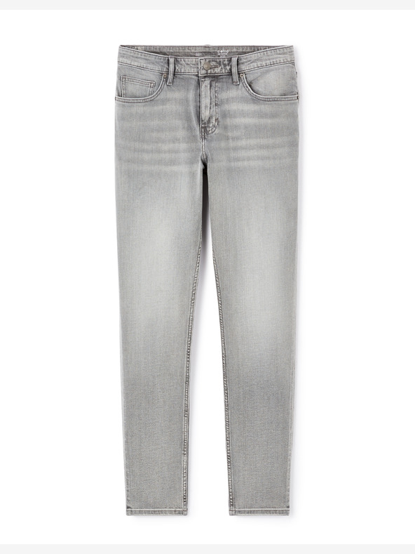 Celio Γκρι ανδρικό λεπτό τζιν Foslim