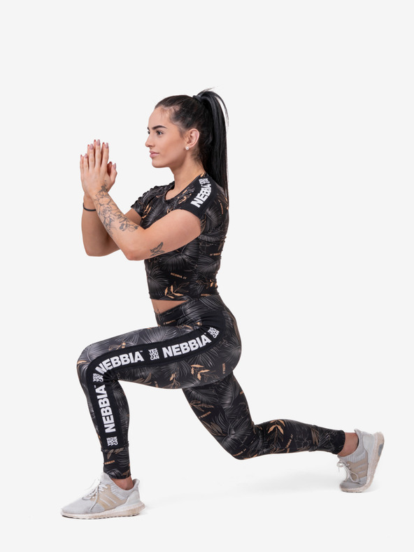 Nebbia Μαύρο γυναικείο πουκάμισο με σχέδιο Nebbia