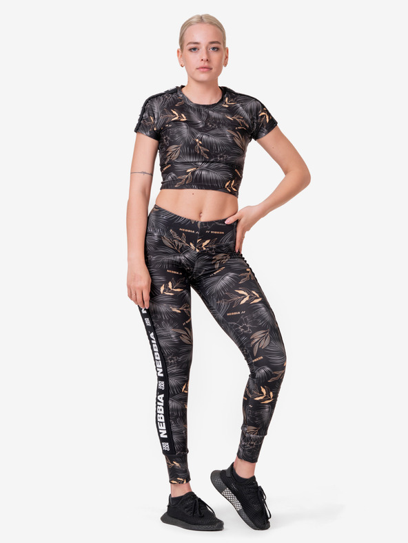 Nebbia Μαύρο γυναικείο πουκάμισο με σχέδιο Nebbia