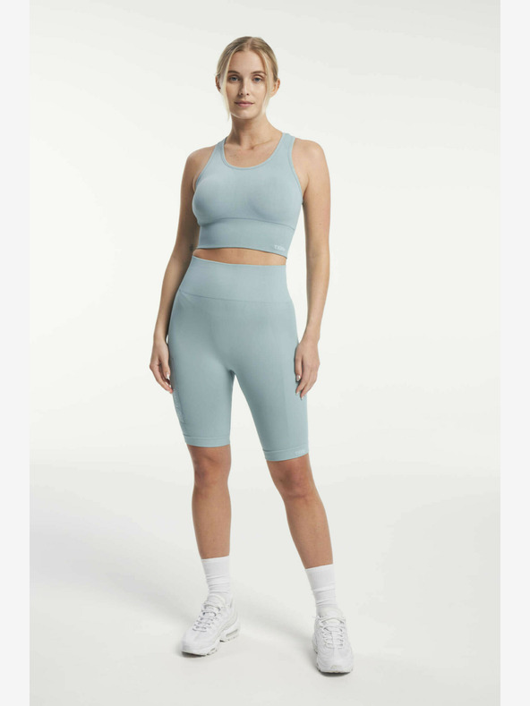 Tenson Γυναικεία λειτουργική μπλούζα χωρίς ραφές TENSON Seamless Top W γαλάζιο