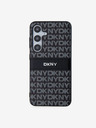 DKNY Πίσω κάλυμμα PC/TPU Επαναλαμβανόμενο μοτίβο με τονική ρίγα για Samsung S24 Μαύρο DKNY