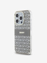 DKNY PC/TPU Repeat Pattern Tonal Stripe Magsafe Back Cover για iPhone 13 Pro Μπεζ DKNY