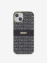 DKNY PC/TPU Repeat Pattern Tonal Stripe Magsafe Back Cover για iPhone 15 Μαύρο DKNY