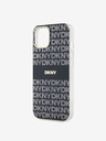 DKNY PC/TPU Repeat Pattern Tonal Stripe Magsafe Back Cover για iPhone 15 Μαύρο DKNY