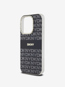 DKNY Κάλυμμα PC/TPU Repeat Pattern Tonal Stripe Magsafe Back Cover για iPhone 15 Pro Max Μαύρο DKNY
