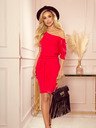 numoco Φόρεμα με κοντό μανίκι - κόκκινο Numoco CASSIE