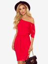 numoco Φόρεμα με κοντό μανίκι - κόκκινο Numoco CASSIE
