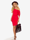 numoco Φόρεμα με κοντό μανίκι - κόκκινο Numoco CASSIE