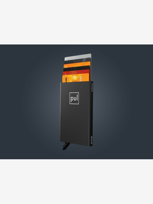 Pularys Θήκη εγγράφων Pularys μαύρο, βουρτσισμένο αλουμίνιο