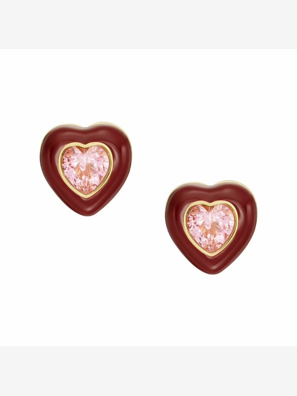 Fossil Γυναικεία επίχρυσα σκουλαρίκια Fossil JA7228710