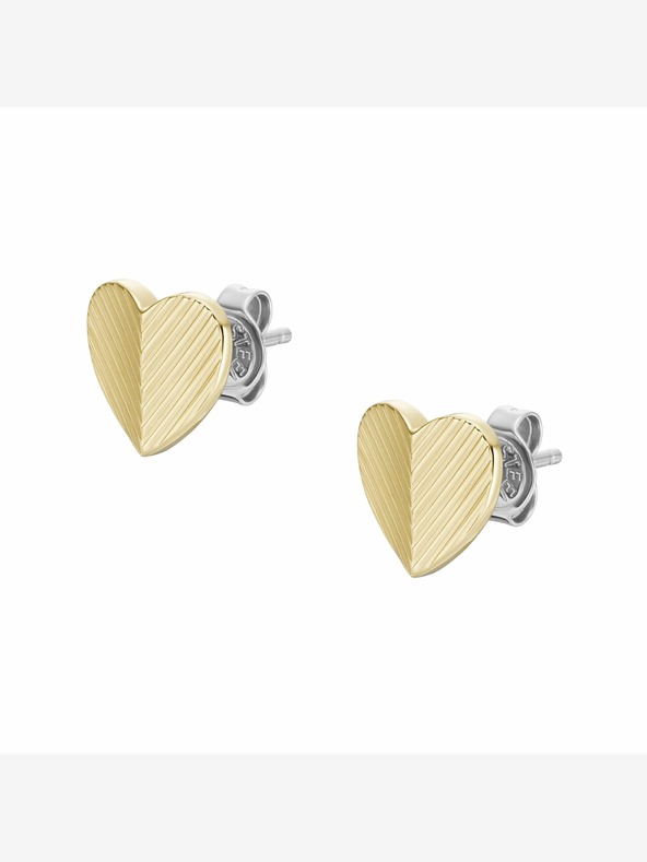 Fossil Γυναικεία επίχρυσα σκουλαρίκια Fossil JF04654710