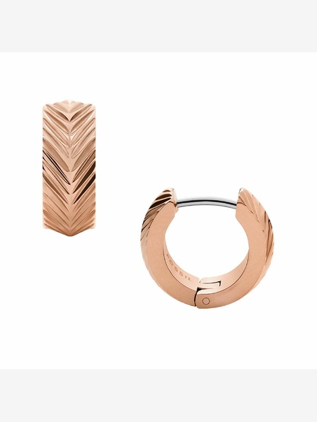 Fossil Γυναικεία ροζ επιχρυσωμένα σκουλαρίκια Fossil JF04662791