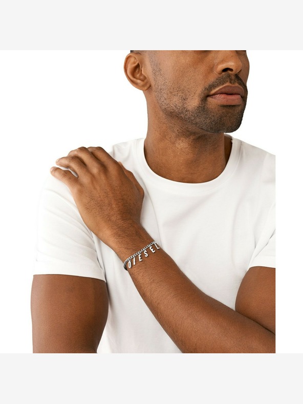 Diesel Ατσάλινο βραχιόλι Unisex Diesel DX1493040