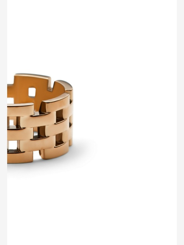 Daniel Wellington Δαχτυλίδι Daniel Wellington από ροζ χρυσό ατσάλι 5 κρίκων