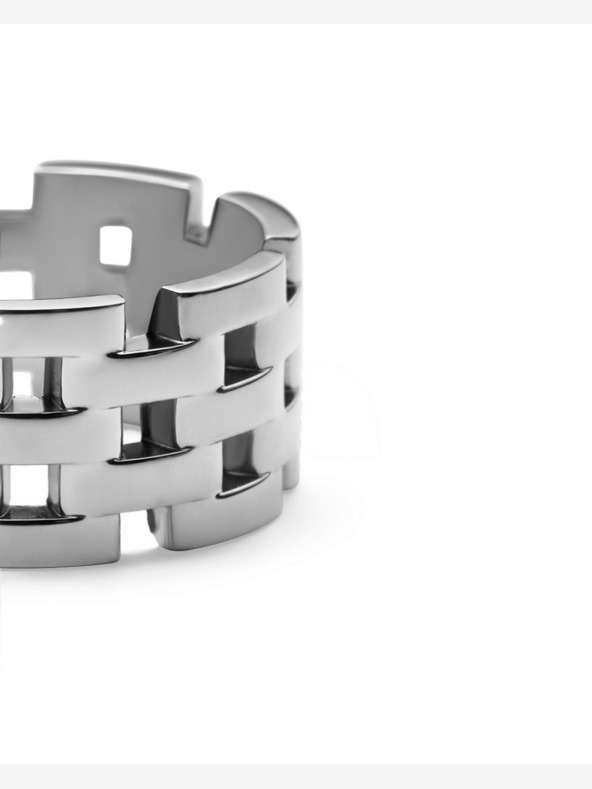 Daniel Wellington Daniel Wellington δαχτυλίδι από ασημένιο χάλυβα 5 κρίκων