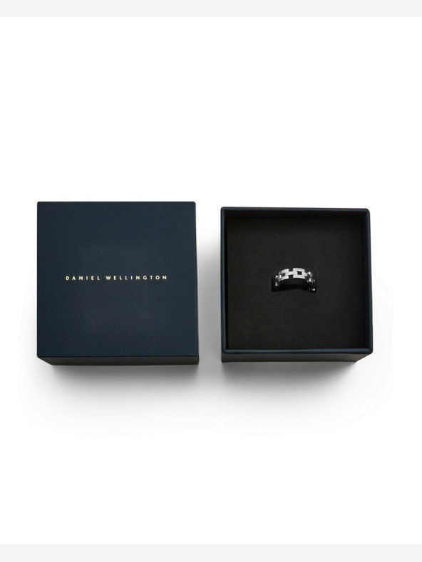 Daniel Wellington Δαχτυλίδι Daniel Wellington από ασημένιο ατσάλι 3 κρίκων