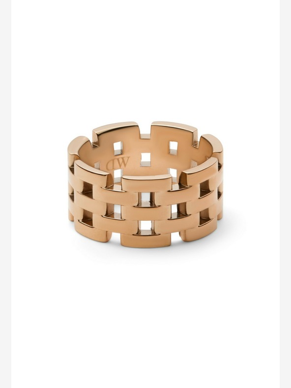 Daniel Wellington Δαχτυλίδι Daniel Wellington από ροζ χρυσό ατσάλι 5 κρίκων