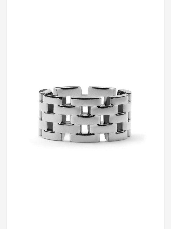 Daniel Wellington Daniel Wellington δαχτυλίδι από ασημένιο χάλυβα 5 κρίκων