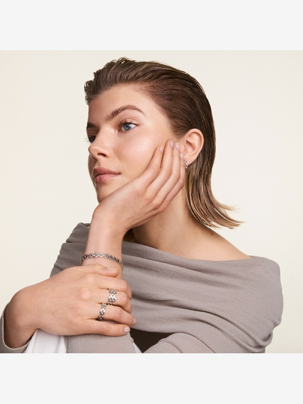 Daniel Wellington Daniel Wellington δαχτυλίδι από ασημένιο χάλυβα 5 κρίκων