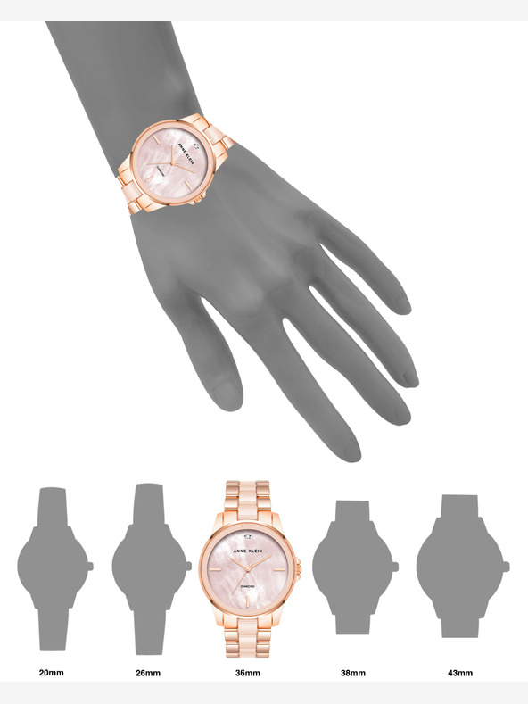 Anne Klein Γυναικείο ρολόι Anne Klein AK/ 4120BHRG Round Watch