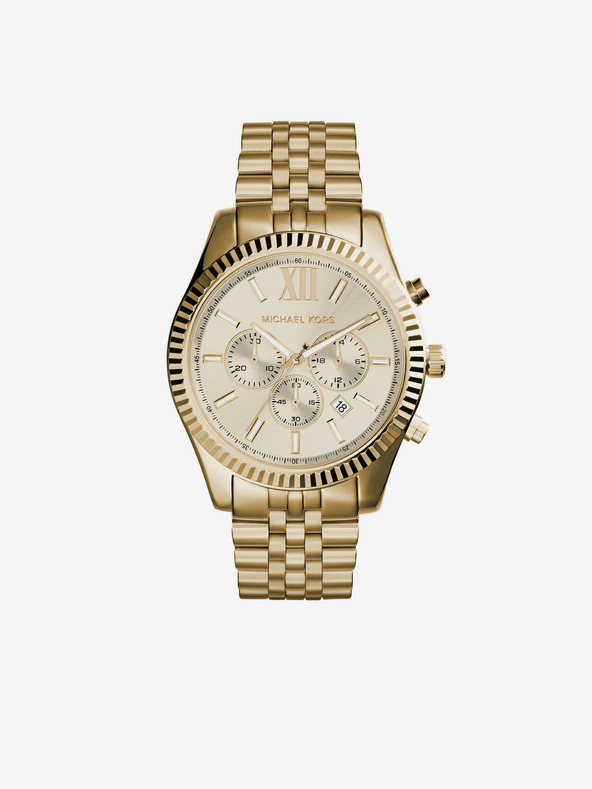 Michael Kors Michael Kors Lexington Gold Unisex ρολόι