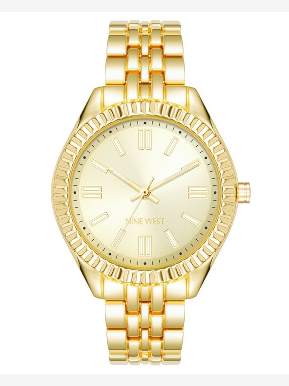 Nine West	 Γυναικείο στρογγυλό ρολόι Nine West