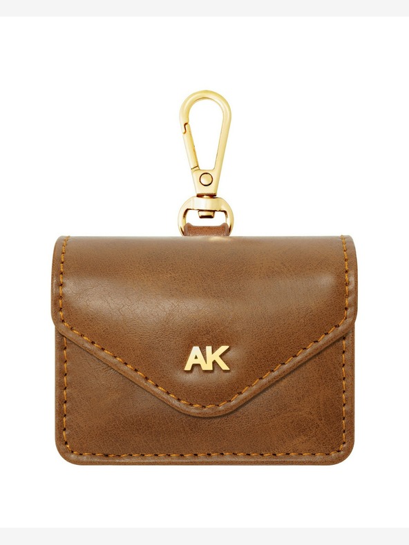 Anne Klein Καφέ δερμάτινη θήκη Anne Klein για τα ακουστικά Apple AirPods Pro