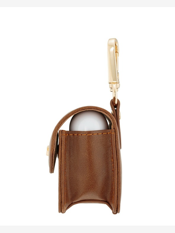 Anne Klein Καφέ δερμάτινη θήκη Anne Klein για τα ακουστικά Apple AirPods Pro