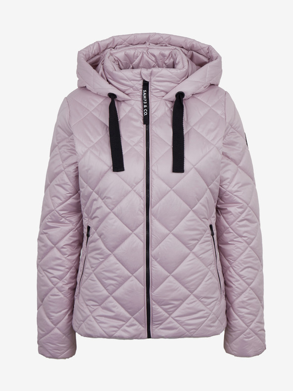 Sam 73 Ανοιχτό ροζ γυναικείο καπιτονέ μπουφάν SAM 73 Lilly