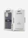 DKNY PC/TPU Repeat Pattern Tonal Stripe Magsafe Back Cover για iPhone 13 Μαύρο DKNY