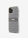 DKNY PC/TPU Repeat Pattern Tonal Stripe Magsafe Back Cover για iPhone 12/12 Pro Μπεζ DKNY