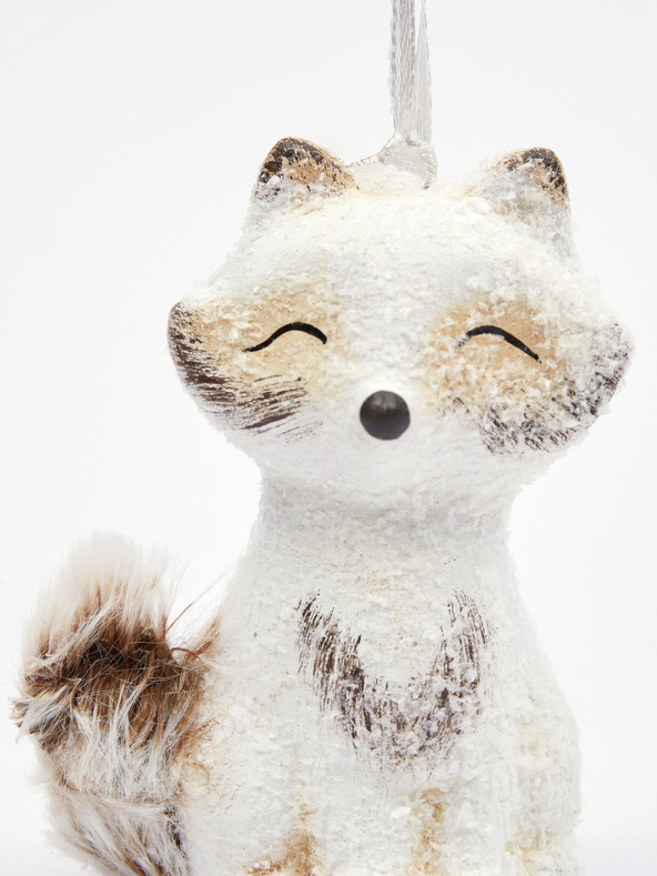 Kaemingk Λευκή χριστουγεννιάτικη διακόσμηση Kaemingk - αλεπού