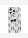 Karl Lagerfeld Karl Lagerfeld IML Electroplated Karl Head Back Cover για iPhone 15 Pro Max Διαφανές