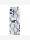 Karl Lagerfeld Karl Lagerfeld IML Electroplated Karl Head Back Cover για iPhone 15 Pro Max Διαφανές