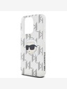 Karl Lagerfeld Karl Lagerfeld IML Electroplated Karl Head Back Cover για iPhone 15 Pro Max Διαφανές