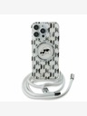Karl Lagerfeld Karl Lagerfeld IML Monogram Crossbody K&CH Heads MagSafe Back Cover για iPhone 16 Pro Διαφανές