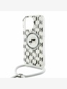 Karl Lagerfeld Karl Lagerfeld IML Monogram Crossbody K&CH Heads MagSafe Back Cover για iPhone 16 Pro Διαφανές