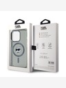Karl Lagerfeld Karl Lagerfeld IML Choupette Head Μεταλλικό πλαίσιο MagSafe Back Cover για iPhone 15 Pro Max Μαύρο